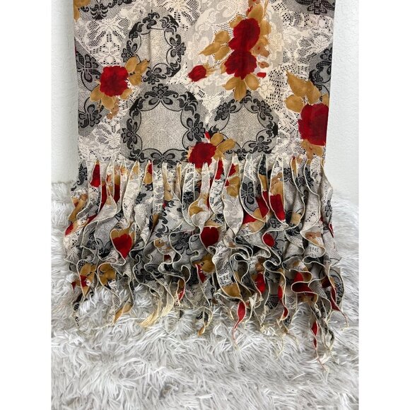 Dress U-II by Sharon Size 14 Floral and Lace Print Vintage - Picture 5 of 8